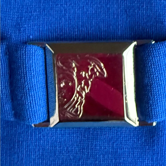 Gianni Versace Collection Electric Blue Knit Dress
W/ logo belt Size 38 IT 4 US - Picture 6 of 16